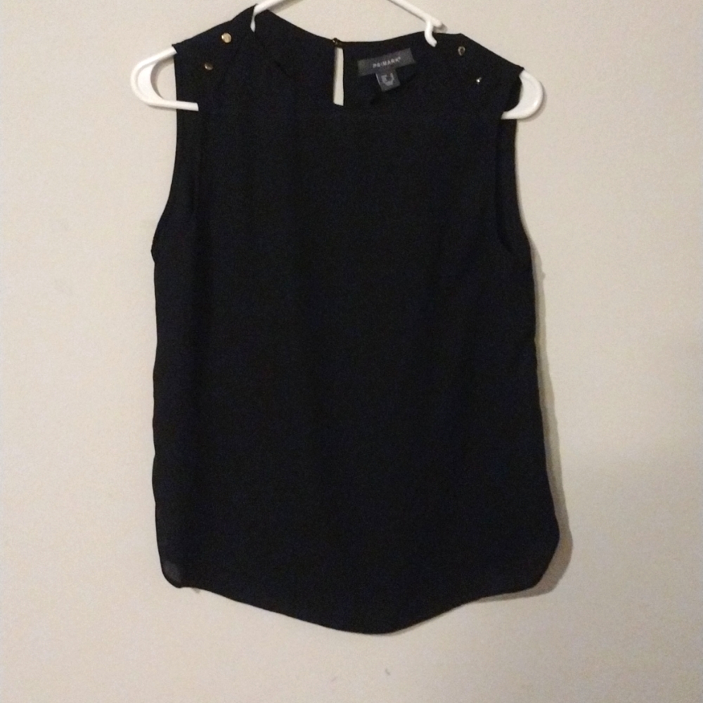 Black Dress Shirt with no sleeves (6)